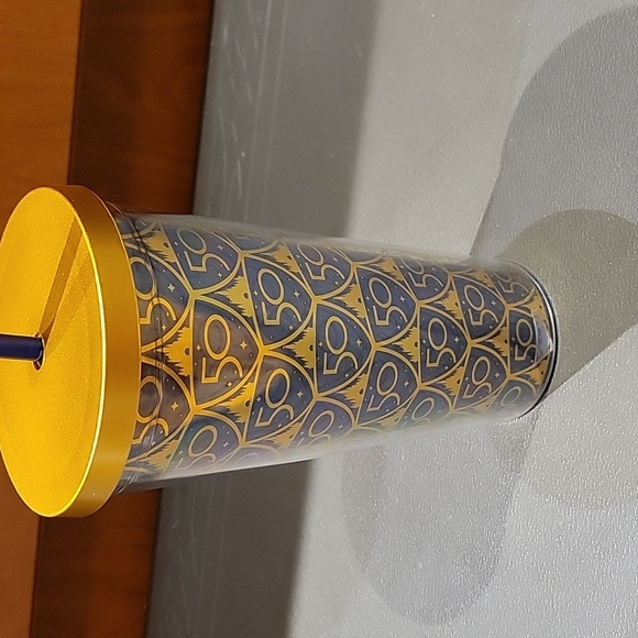 NWT: Walt Disney World 50th Anniversary Tumbler with Straw - Picture 3 of 11